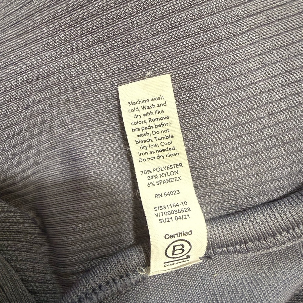 Women's Renew Support Ribbed Racerback Tank Top - Picture 6 of 6